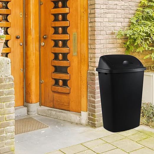 Teyyvn 13 Gallon Tall Kitchen Swing Lid Garbage Container - Image 5