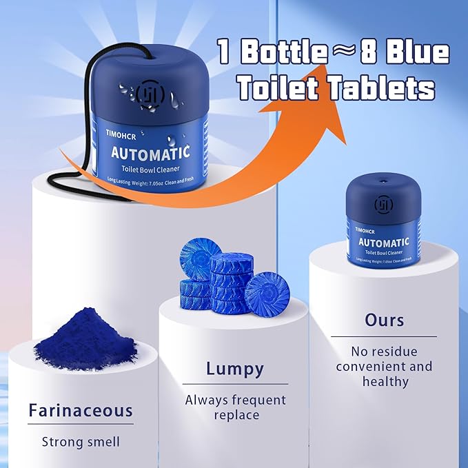 Toilet Bowl Cleaner, Automatic Long Lasting Continuous Toilet Bowl Cleaners - Image 2