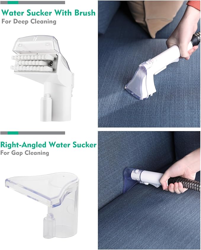 HAUSHOF Portable Carpet Spot and Upholstery Cleaner, Lightweight Handheld Deep - Image 4