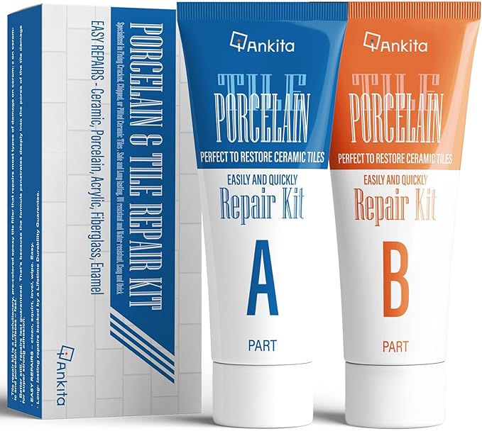 Porcelain Repair Kit White, High-Gloss Chipped Sink & Tile Repair Kit to by Ankita
