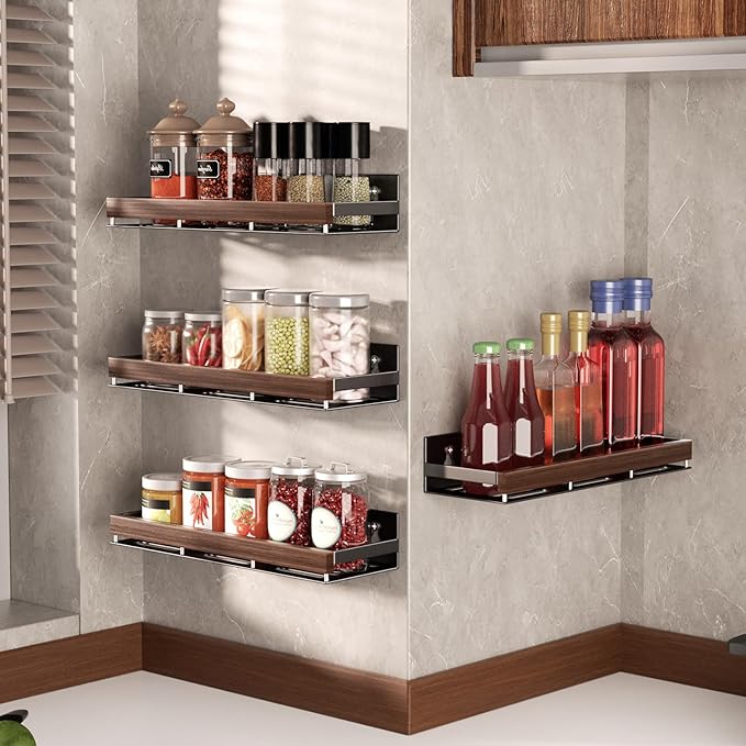Walnut Magnetic Spice organizer - Image 8