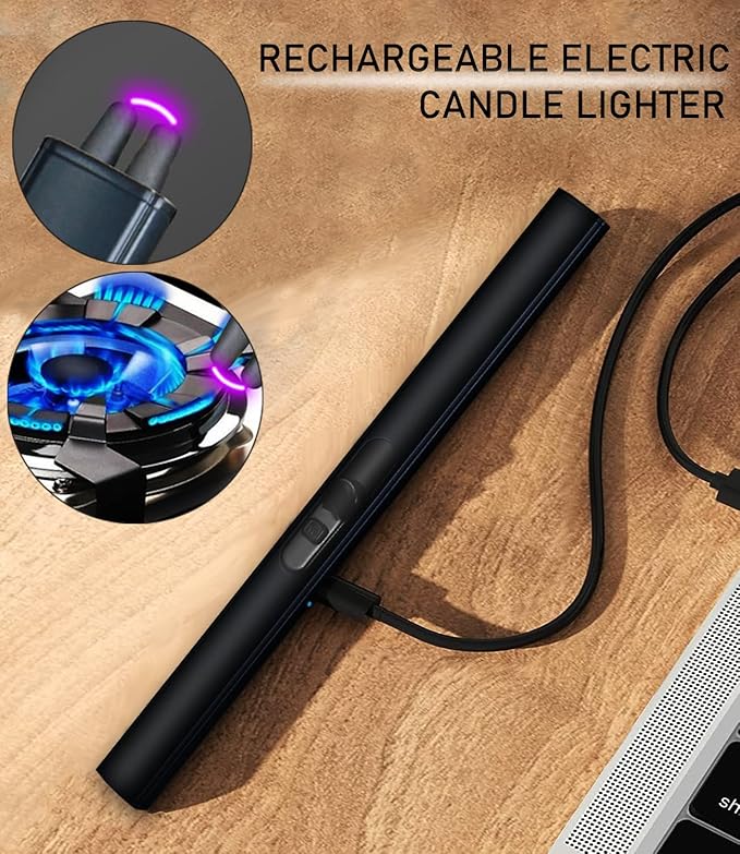 4IN1 Candle Accessory Set, Rechargeable Candle Lighter, Candle Wick Trimmer - Image 2