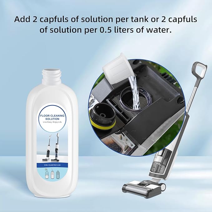 5 Bottles Compatible with Tineco Cleaning Solution 500ml Per Bottle Lavender - Image 9