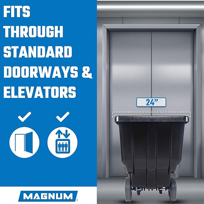 Magnum Tilt Truck, 1/2 Cu. Yd. Capacity Dump Cart - Image 4