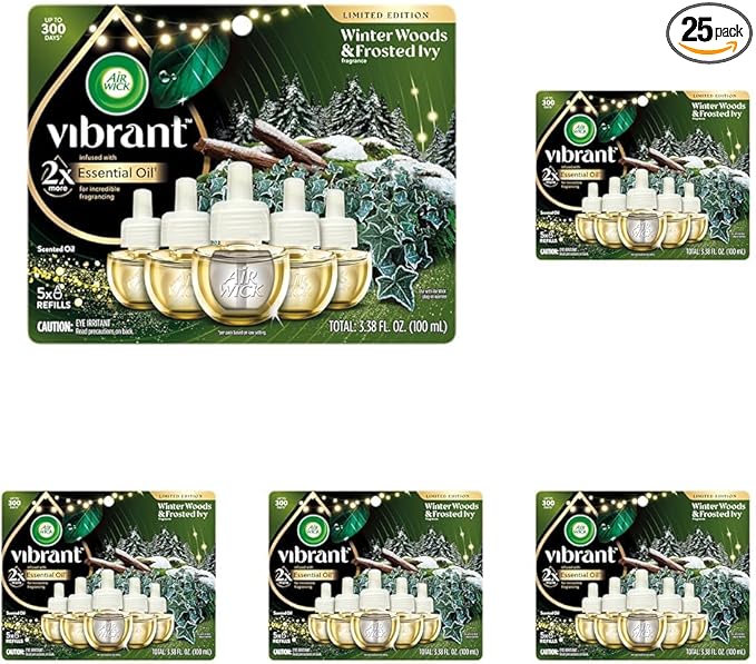 Air Wick Plug In Advanced Scented Oil, Winter Woods + Frosted Ivy, Air by AirWick