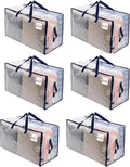 VENO 6 Pack Moving and Storage Bags, Heavy Duty, Alternative to Moving Boxes by Veno