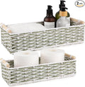 OIAHOMY Toilet Paper Baskets Handmade Paper Rope Decorative Wicker Storage Tank by MasterofSpaceOptimization