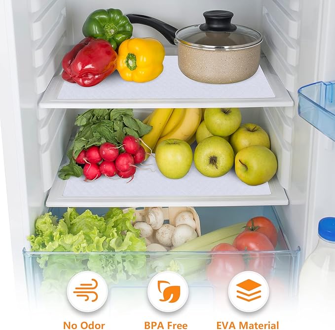 Shelf Liners for Kitchen Cabinets Refrigerator Liners Waterproof Kitchen - Image 4