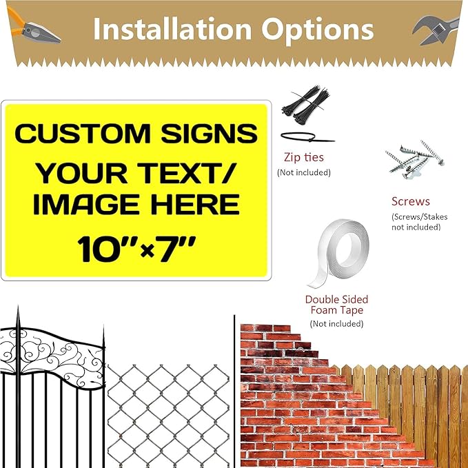 Personalized Aluminum Weatherproof Metal Signs - Image 5