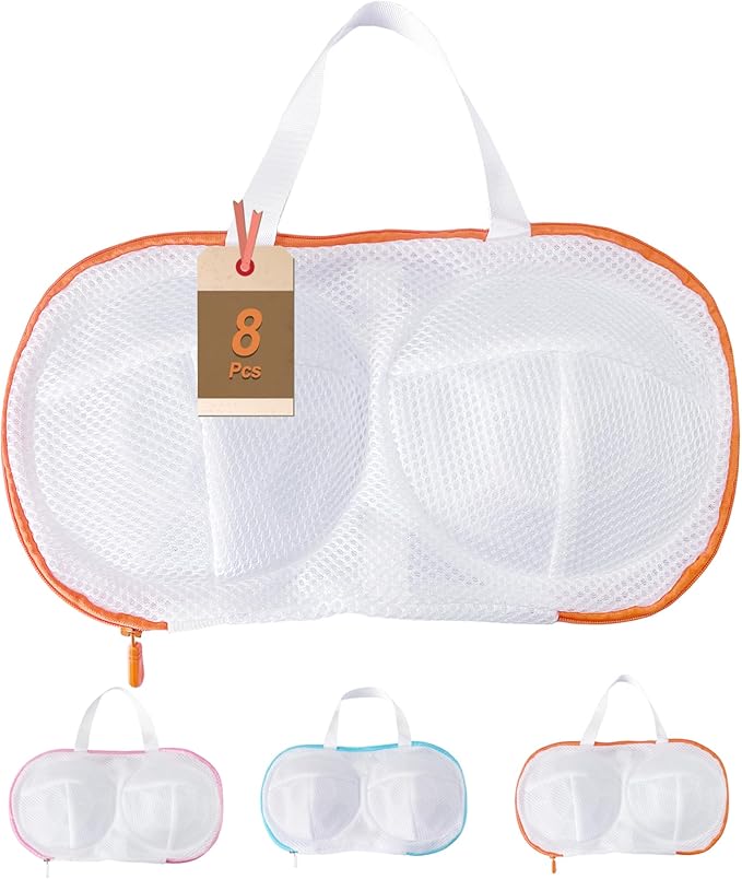 8 Pcs Bra Wash Bags for Laundry by CHPPEY