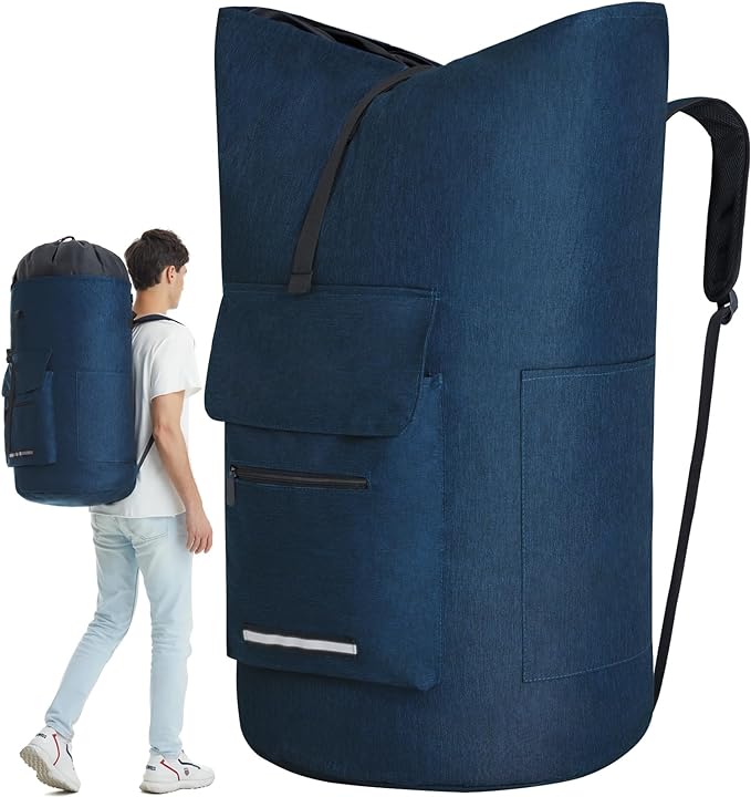 Laundry Backpack Heavy Duty, 115L Extra Large Laundry Bag by QUOVEXA-SimplifyYourDay