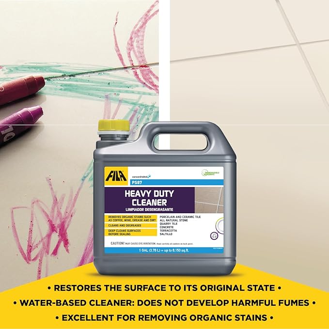FILA Surface Care Solutions PS87 Heavy Duty Cleaner and Degreaser, 1 GAL - Image 6