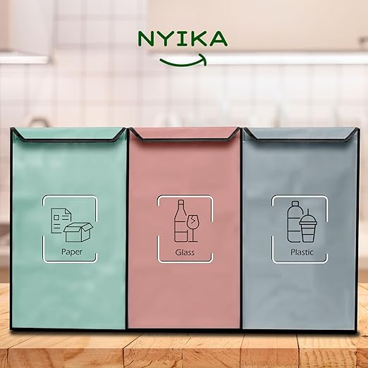 NYIKA - Recycling Organizer - Reusable Recycling Bags - Recycling Sorter - - Image 7