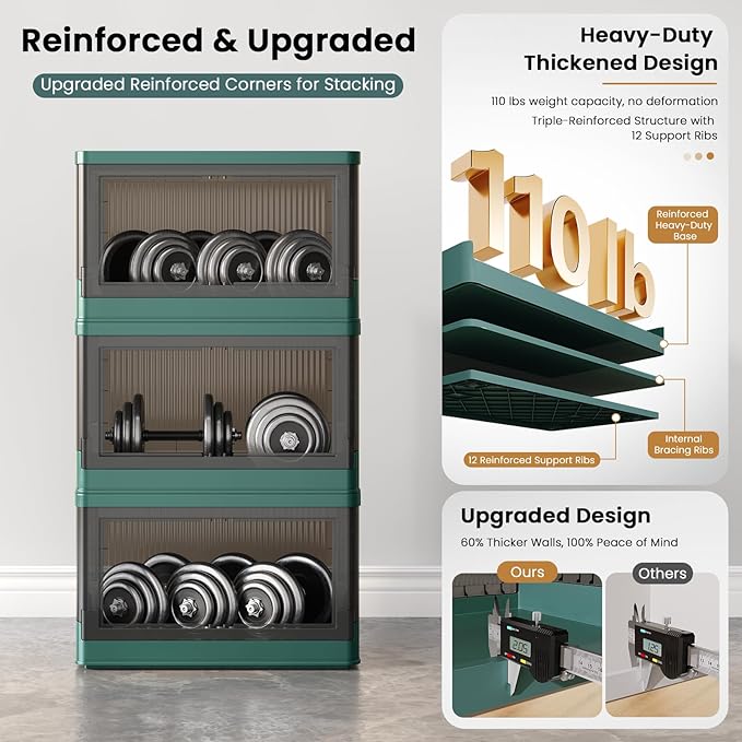8.4Gal Collapsible Storage Bins - Image 6