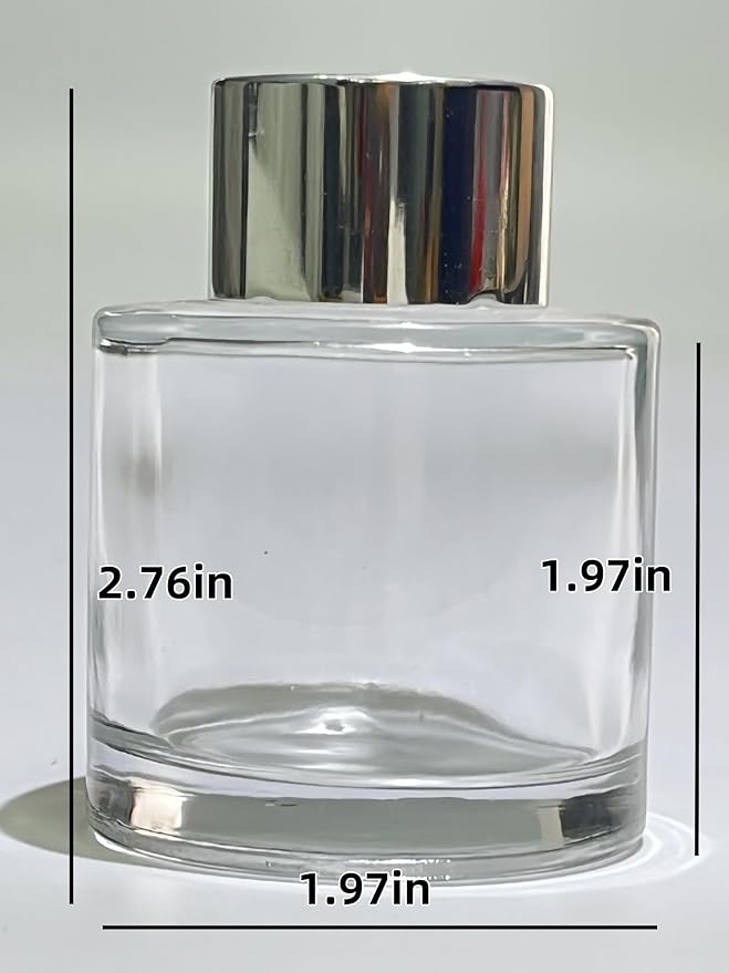 2 PCS Reed Diffuser Bottles Empty, Diffuser Bottle Capacity 50ml Diffuser Stick - Image 2