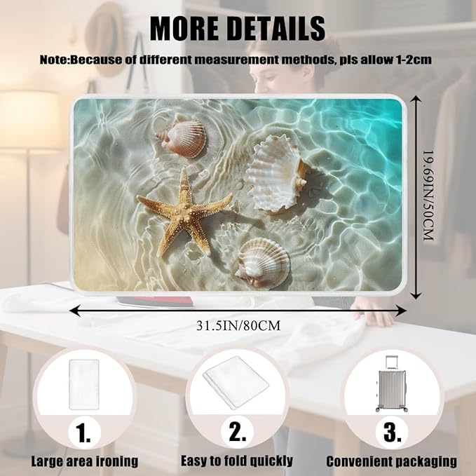 Ironing Mat Thickened Beach Starfish Ironing Blanket Travel Portable Ironing - Image 7