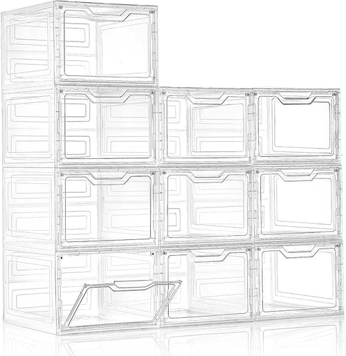 10 Pack Closet Organizers and Storage, Clothes Organizers and Storage, Plastic by Freebat