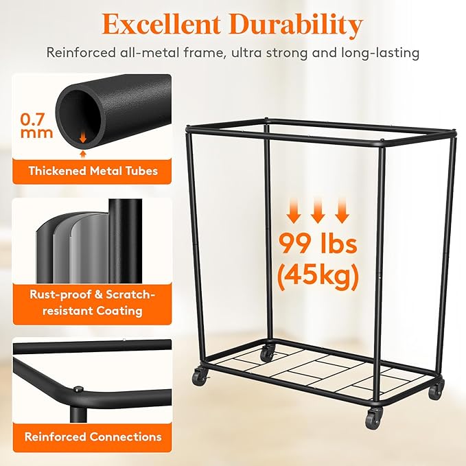 Lifewit 240L Laundry Basket - Image 3