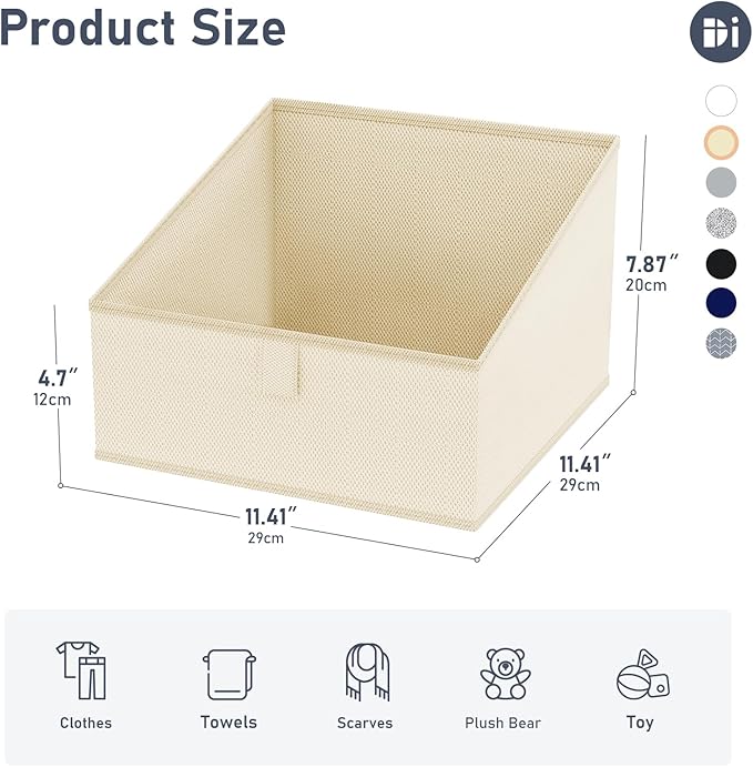 DIMJ Closet Storage Bins 8 Pack - Image 2