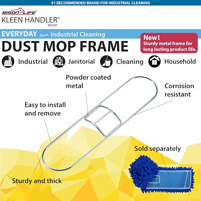 Kleen Handler 48 Inch Commercial Dust Mop Frame - Image 2
