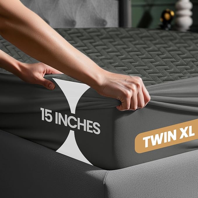 Utopia Bedding Waterproof Mattress Protector Twin XL Size, Premium 3D Air Soft - Image 3