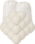 26 Pieces Wool Dryer Balls Set 24 XL Reusable Wool Balls by Roowest
