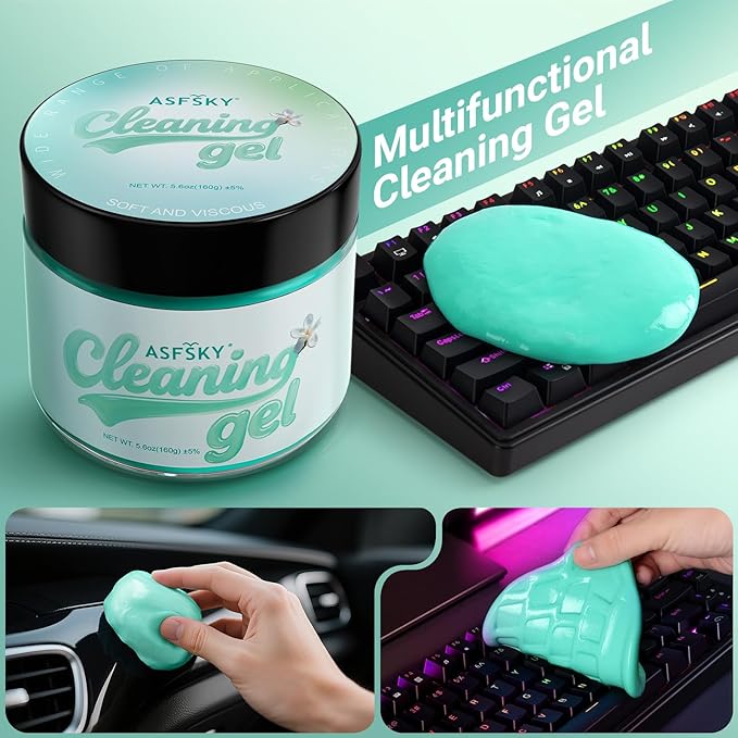ASFSKY Car Cleaning Gel Dust Cleaning Putty Universal Car Interior Cleaner - Image 6