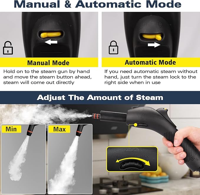 Steam Cleaner, 248°F High-Temperature Steam - Image 4