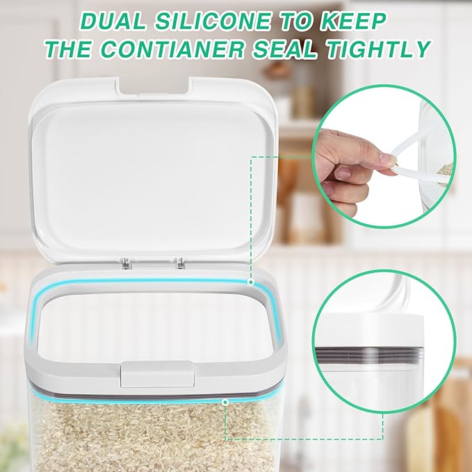 Flour Sugar Storage Containers, Kitchen Organizers and Storage - Image 6