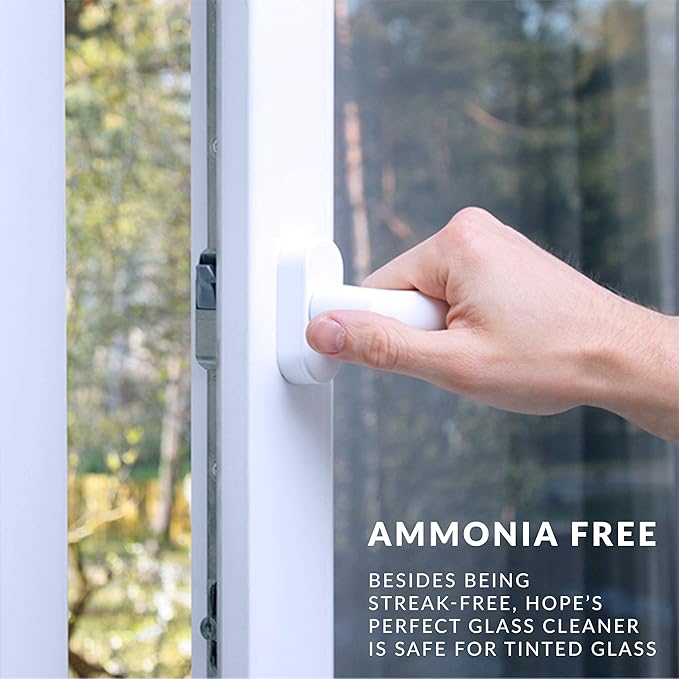 HOPE'S Perfect Glass Cleaner Spray, Streak-Free, Ammonia-Free Window, Tinted - Image 7