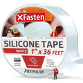XFasten Self Fusing Silicone Tape Waterproof White– 1" x 36 Feet, Self by XFasten