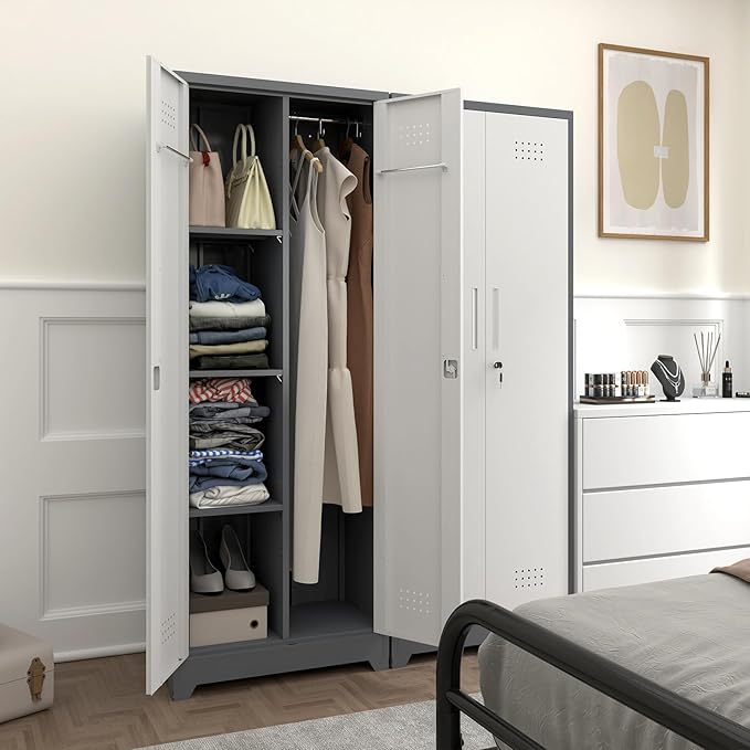 Broom Closet, Metal Storage Cabinet - Image 8