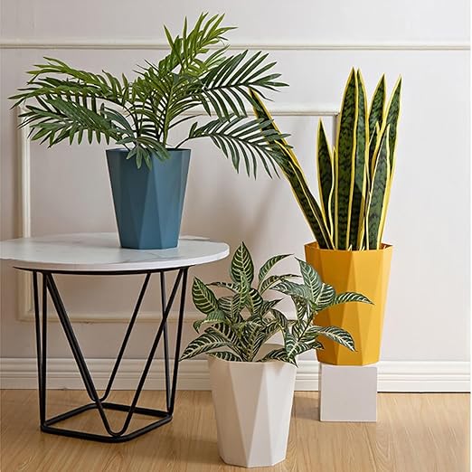 Small Bathroom Trash Can 2 Pack Garbage Can 1.8 Gallon Waste Basket - Image 3