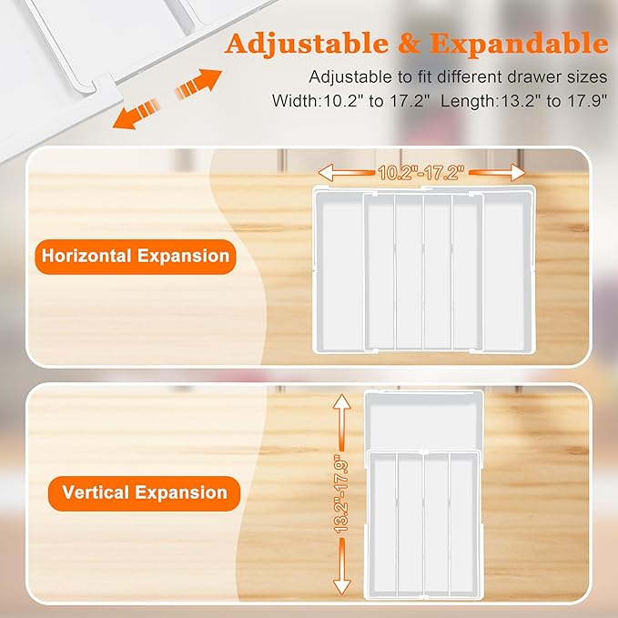 Expandable Large Silverware Organizer - Image 4