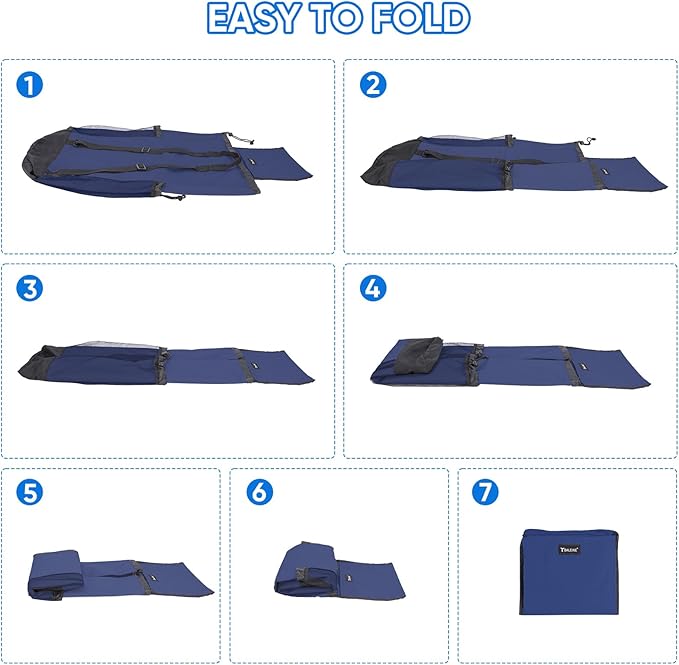 BALEINE 150L Laundry Bag Backpack, 900D Oxford Fabric Large Travel Laundry Bags - Image 6