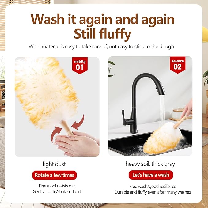 Lambswool Duster for Cleaning - Image 6
