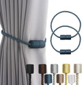 2 Pack Strong Magnetic Curtain Tiebacks Outdoor Elegant Decorative Tie Backs by CurtainTiebacks
