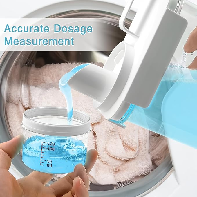 3 Pack Laundry Detergent Dispenser, 61oz Laundry Soap Dispenser, Refluxable - Image 8