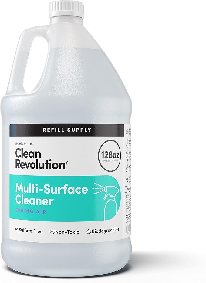 Clean Revolution Multi Surface Cleaner Refill Supply, Eco-Friendly & Plant-Based by CleanRevolution