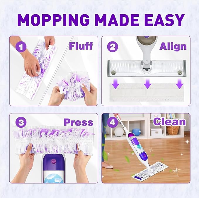 20 Pack Disposable Power Mop Pad Refills - Image 5
