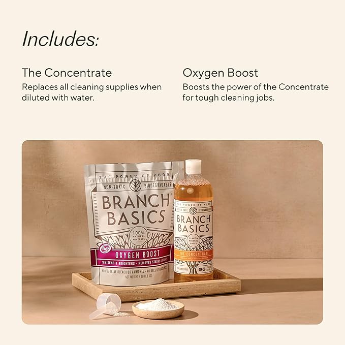 Branch Basics Concentrate + Oxygen Boost REFILL: Stain Remover and All Purpose - Image 3