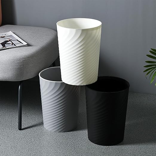 Small Bathroom Trash Can 1.8 Gallon Wastebasket Recycling Bin - Image 9