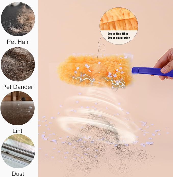 20 Count Heavy Duty Duster Kit for Swiffer Duster, Unscented Disposable Dusters - Image 4