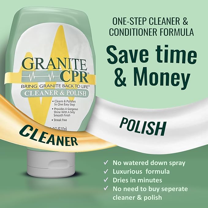 CPR Granite Cleaner Can Be Used Daily On Granite, Quartz & Corian. Leaves A - Image 7