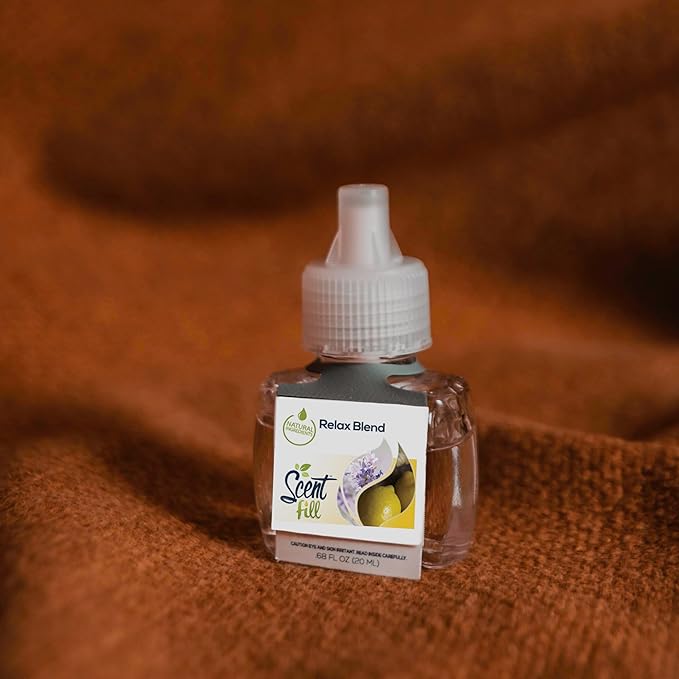 Scent Fill Relax Blend Plug in Air Freshener, 4 Scented Oil Refills - Image 3