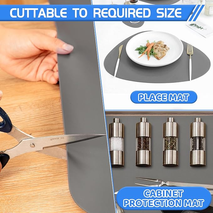 Warome Silicone Mats for Kitchen Counter, Extra Large Silicone Countertop - Image 7