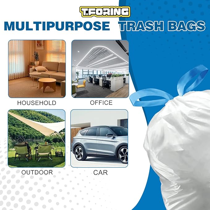 1.2 Gallon Mini Trash Bags Drawstring - Image 5