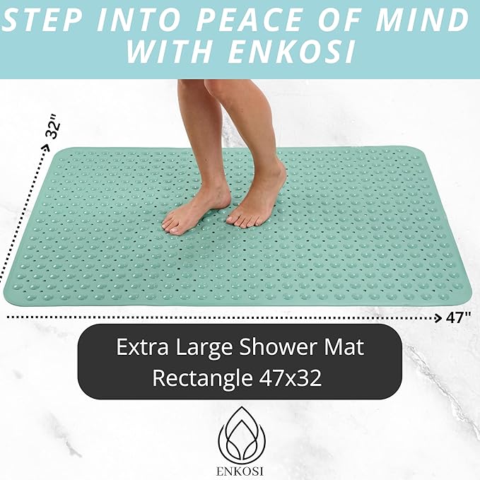 ENKOSI Extra Large Shower Mat Non Slip - Image 4