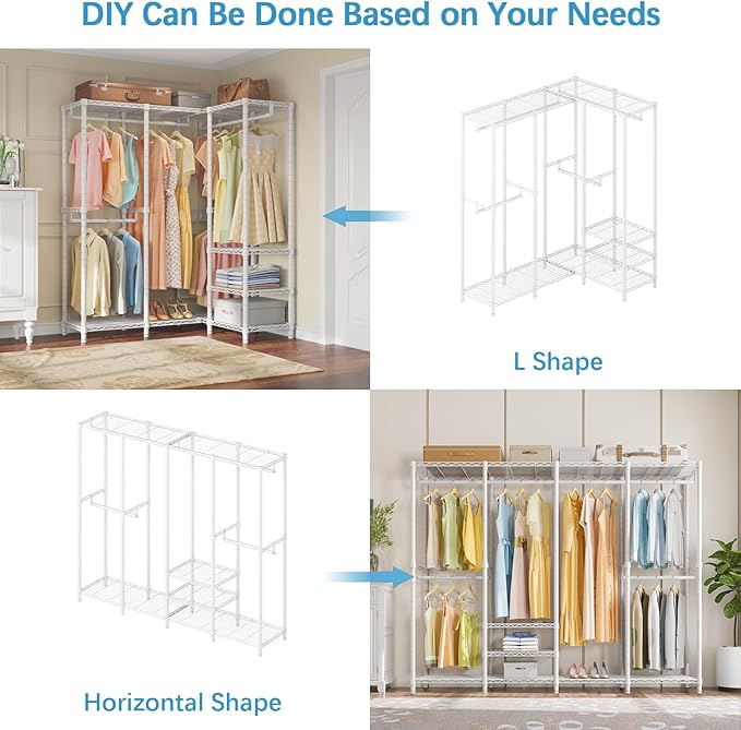 VIPEK V40 Wire Garment Rack Heavy Duty Clothes Racks - Image 6