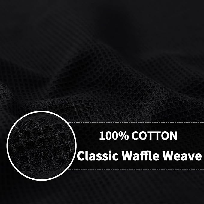 Homaxy 100% Cotton Waffle Weave Dish Cloths - Image 2